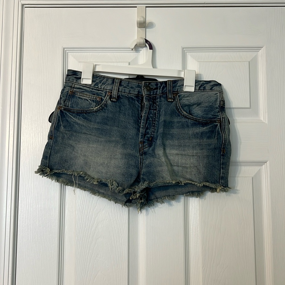 Free people denims shorts